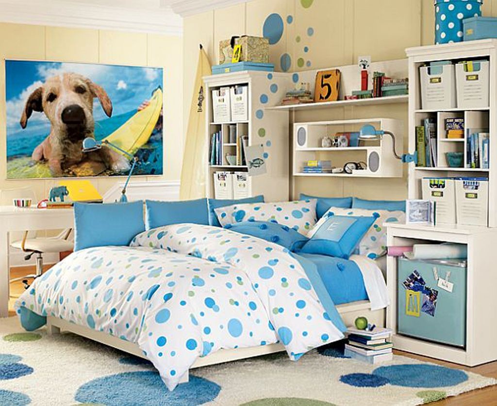 blue dalmatian teenage girls room inspiration designs
