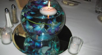 blue orchid bowl centerpiece ideas