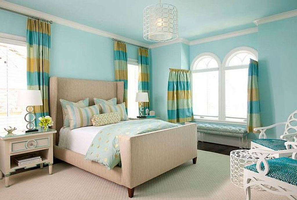 blue themed teenage rooms ideas