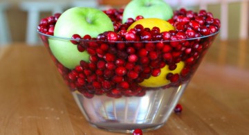 bowl centerpiece ideas using fruits