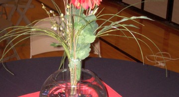 bowl centerpiece ideas with tall flower