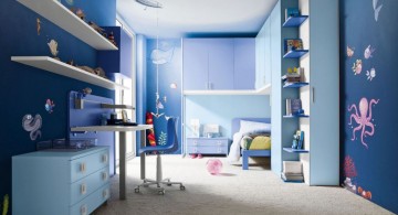 boys blue room for limited space