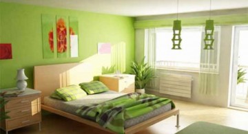 bright green relaxing paint colors for bedrooms