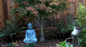 buddha statue japanese garden designs for small spaces