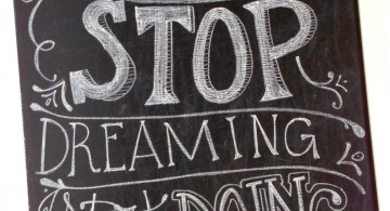 chalkboard writing ideas