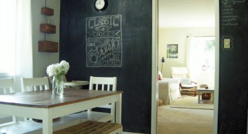 chalkboard writing ideas for dining room