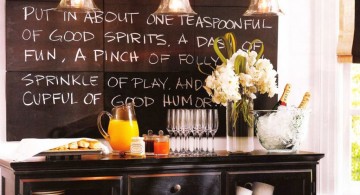chalkboard writing ideas for kitchen and dining room