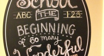 chalkboard writing ideas for school