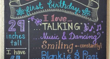 chalkboard writing ideas with colorful chalks