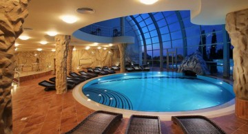 circle indoor swimming pool designs