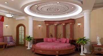 circular tray ceiling bedroom