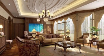 classic oval shaped ceiling design ideas for living room