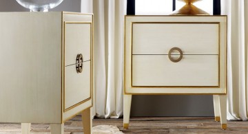 classy and modern nightstands white