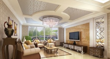 classy ceiling design ideas for living room