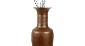 classy floor vase with branches