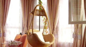 classy half swing bedroom swing chair