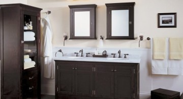 classy in black and white Bathroom vanity lighting ideas