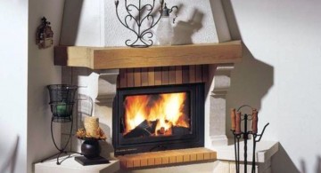 classy scandinavian fireplace design ideas