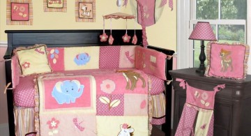colorful and cute baby girl bedding ideas