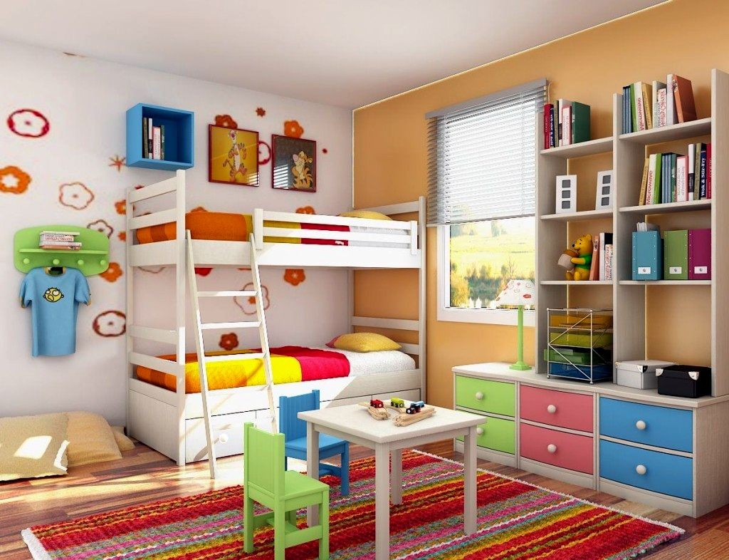 colorful funky bunk beds
