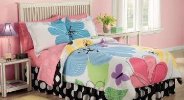 colorful linens for cute girls bedroom ideas