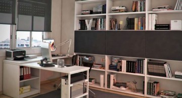 contemporary Acrylic Computer Desk with attached shelf