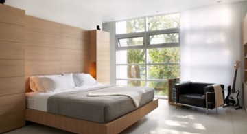 contemporary bedding ideas with no headbed