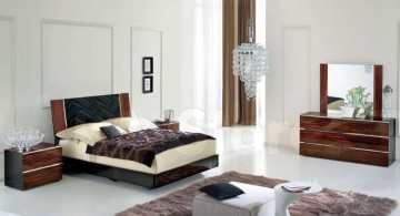 contemporary bedding ideas with textured headbed