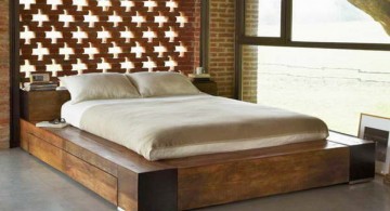 contemporary minimalist rustic bed plans