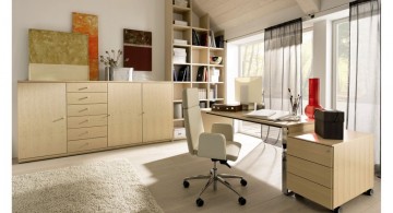 contemporary stylish home office