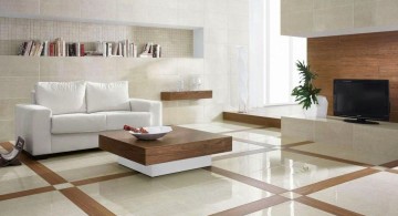 contemporary tile flooring ideas for living room