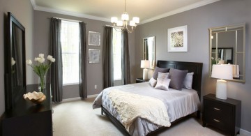 contemporary tray ceiling bedroom