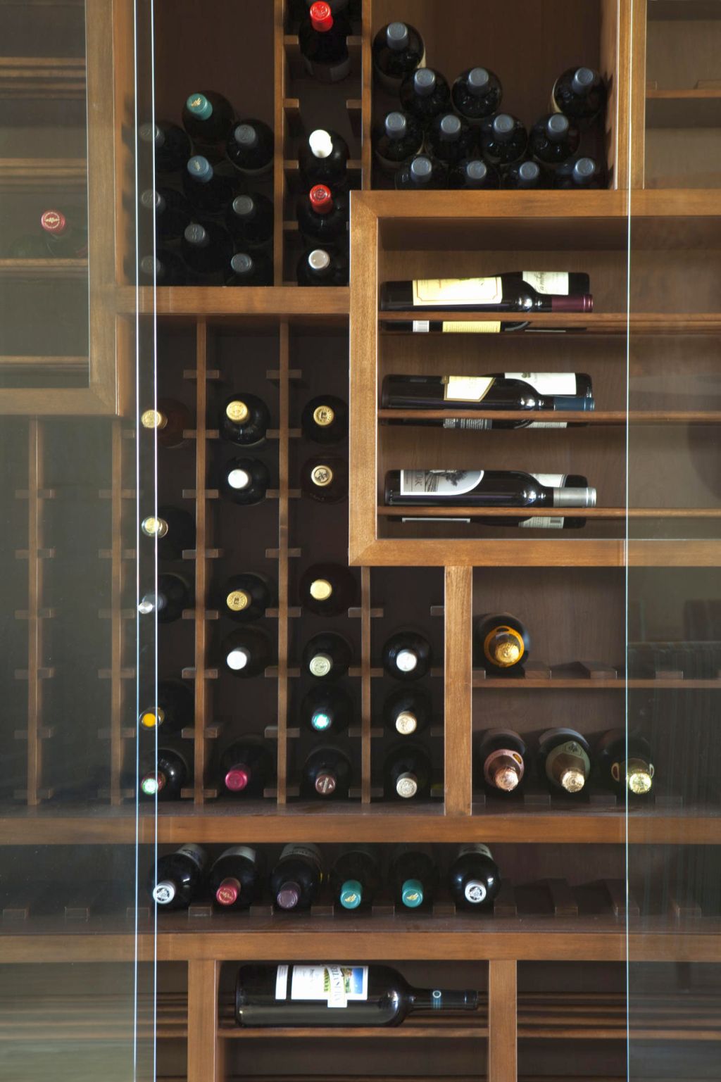 Built in wine cabinet