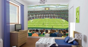 cool bedrooms for teenage guys and football fans