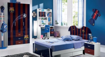 cool bedrooms for teenage guys and soccer fans