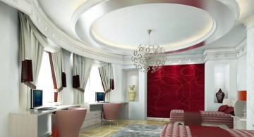 cool ceiling design ideas for living room with fake ceiling