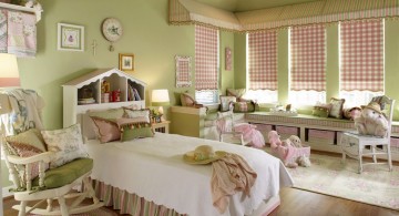 cool green pastel-colored room designs