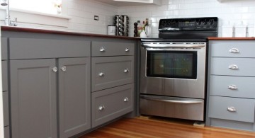 cool grey ideas for cabinet doors