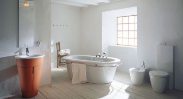 cool modern bathrooms in rustic theme decoration