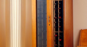 cupboard style contemporary wine cabinet