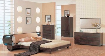 curved bed designs in a zen style bedroom