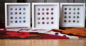 cute and easy framed buttons diy bedroom art