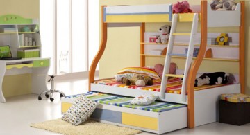 cute and low cool bunk bed designs