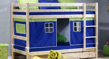 cute and minimalistic funky bunk beds