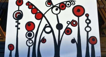 cute and simple painting ideas canvas abtract tree