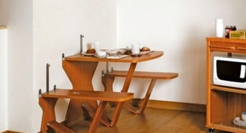 cute and unique modern kitchen tables for small spaces