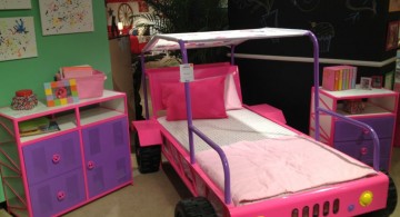 cute feminine car unique beds for girls