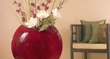 cute floor vase with branches