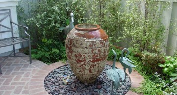 decoration jug for landscape fountain design ideas