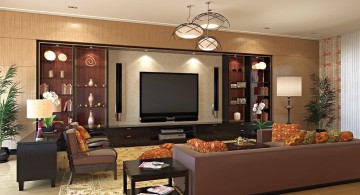 elegant entertainment room